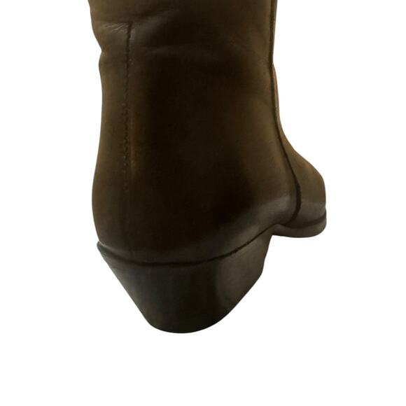 Thursday Boot Co | Women’s 7 | Black Leather | Pointed Toe Booties Block Heel - Picture 11 of 12